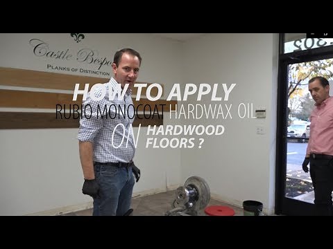 How to apply Rubio Monocoat Pure on hardwood floors?