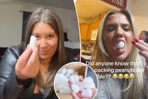 Packing peanuts aren’t food but people are eating them — and the bizarre trend worries experts