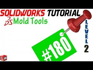 180 SolidWorks Tutorial: Features Section in mold tools ; split line; draft; move face; scale Video Lecture | SolidWorks: Essential Training (All Commands included) - IT and Software