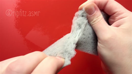 Quick Jelly Rip: ASMR Sponge Squeezing Experience