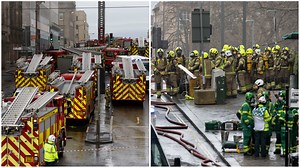 Five firefighters injured in Jenners blaze, with one in critical condition