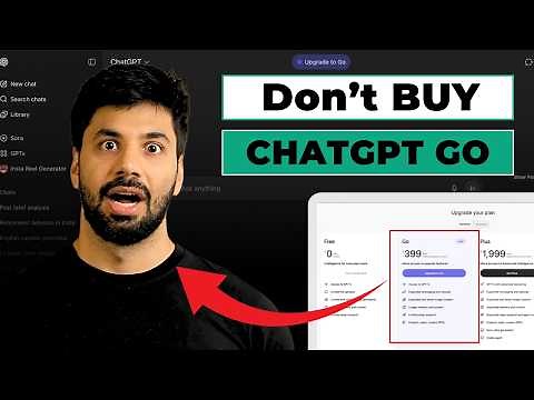 Don’t Buy ChatGPT Go Until You Watch This | Pricing, Purchase, Comparison with other offering #AI