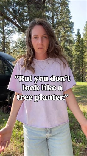 Andrea Wiseman on Instagram: "I know this trend is ancient—but I just had to show off the cliche planting outfit. Caulk boots or hiking boots? Which boot do you prefer? #treeplanter #treeplantinf #alberta #forestry #canada"