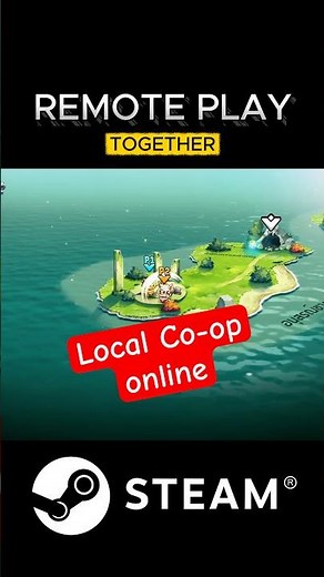 Remote Play Together on Steam is awesome. #waenglom #incaseyouknow #games #steam #remoteplaytogether