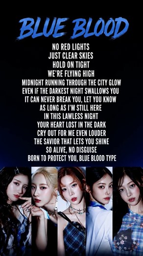blue blood song sung by ARTMSA WITH LYRICS #kpop#artms#blueblood#songstatus#songlyrics#music#lyrics