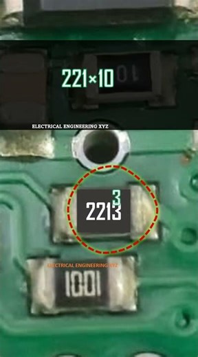 Learn value of chip resistor with 2213 marking