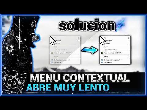 Menu Contextual Abre Lento || Solución Windows 10