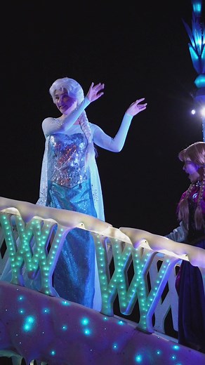 東京ディズニーランドでのエルサの夜