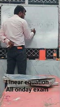linear equation class 9th /CTET UPTET#mathstricks #mathsshorttricks #mathshorts