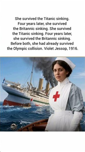 Violet Jessop: The Legendary Tale of "Miss Unsinkable" Titanic #HistoryFacts