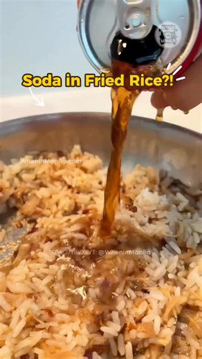 Soda in Fried Rice?! We tried this crazy fried rice hack—watch to see if this sweet and savory dish works! 🥤🍚 #hack #cooking #easy #recipe | When In Manila