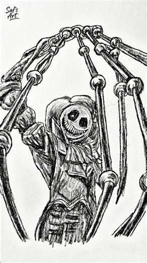 Drawing the prototype | from poppy playtime #draw #shorts