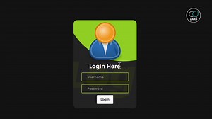 Animated Login Page with Html CSS