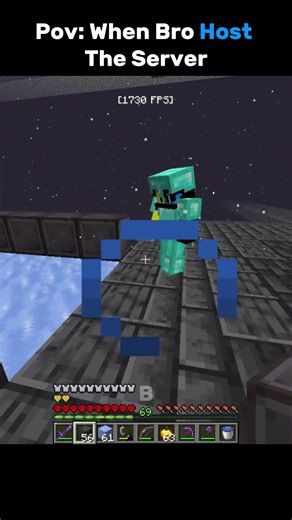 when bro host the server #minecraft #minecraftshorts #minecraftmemes #memes