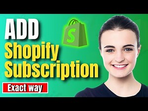 How to add subscription to shopify | Full Guide