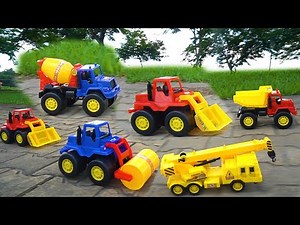 Tìm Xe Đồ Chơi / Xe Múc Đất / Máy Xúc / Xe Cẩu Xúc Cát / Xe Ô Tô / Xe Tải Bự / Xe Trộn Bê Tông