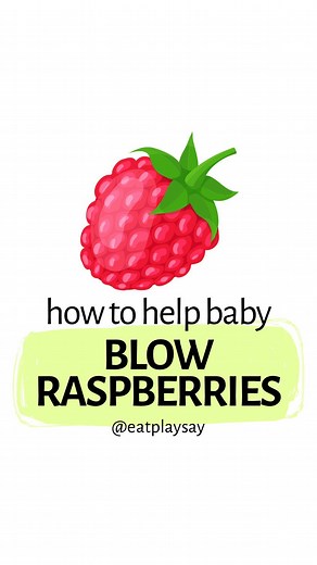 👄Blow raspberries, baby! 👋 Hi, I’m Jordyn: Speech-Language Pathologist, Feeding Therapist, and Mom. My goal is to educate parents on how to support their little one’s speech and feeding skills at home! 🥑 ⭐️DID YOU KNOW? Babies can start imitating oral movements like sticking out their tongue and blowing raspberries around 3 months of age. Isn’t that WILD? ➡️ Imitating those oral motor movements leads to imitating of babbles and consonant sounds between 3-6 months, and then imitation of longer