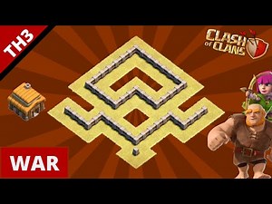 NEW BEST TH3 WAR BASE 2022 | Town Hall 3 War Base Design #5 - Clash of Clans
