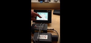 Laser Positioning Video Demo - Position Sensor - Acuity Laser
