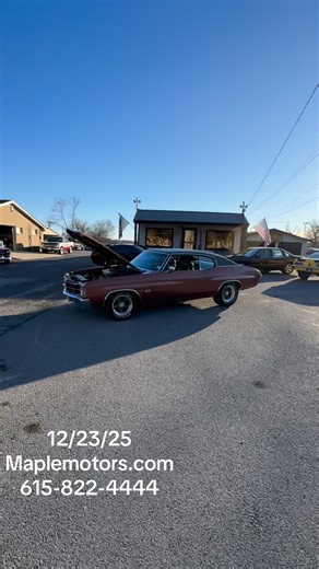 1971 Chevrolet Chevelle 454 Big Block 4 Speed $40,900 Maplemotoes.com # 3336 #chevrolet #bigblock #454 #manual #1971 | Maple Motors