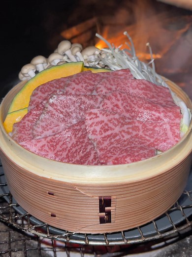 牛モモ初せいろのバーベキュー作り方