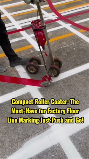 Try this compact roller coater! So easy to operate—just push it forward! 🎯 Professional results