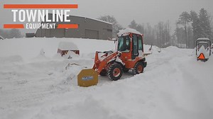 Watch the Kubota R430 Wheel Loader Clear Snow