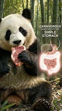 Pandas' Meat Eating Secret Finally Exposed After Years of Research #panda #wildlife
