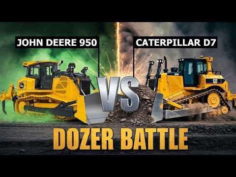 John Deere 950K LGP vs Caterpillar D7 This is Insane