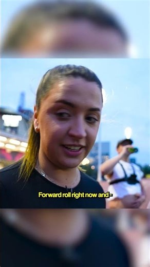 BambinoBecky Does a Forward Roll