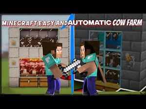 Minecraft EASY Cow Farm – Perfect for Beginners!""The EASIEST Cow Farm in Minecraft (Survival Friend