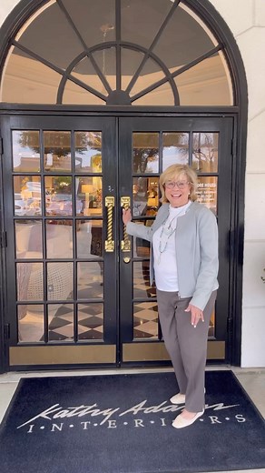 2.6K views · 19 reactions | A warm welcome into our store from the woman herself - Kathy Adams! Stop in Monday through Saturday 10:00 to 5:00 ✨ | Kathy Adams Furniture + Design | Facebook