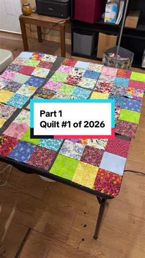 Part 1! Here’s to more creativity in 2026! My goal is to make a new lap size quilt each WEEK. I will take you from start to finish, from choosing fabrics, cutting, piecing, and long arming the quilt top. #quilting #sewing #newproject #workfromhome #sahm