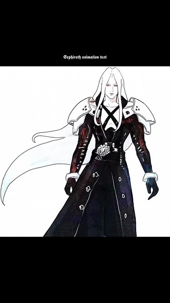 Sephiroth animation test #sephiroth #sephirothff7 #ff7r #ff7rebirth #ff7 #ff7remake #finalfantasy7 #art #artistsontiktok