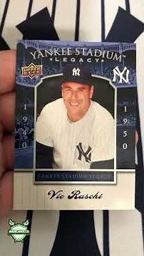 2008 Upper Deck Yankee Stadium Legacy CARDS 25 and 26 #sportscards #yankees #baseball #yankeestadium