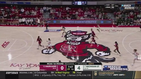 Michigan State vs. Harvard - First round NCAA tournament extended highlights