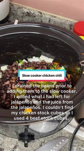 Slow Cooker Chicken Chili Recipe for Spooky Season