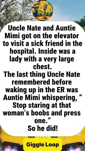 The Hospital Elevator And Uncle Nate’s Big Mistake#funny #joke #humor