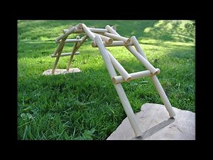 Dowel routing for the da Vinci bridge puzzle