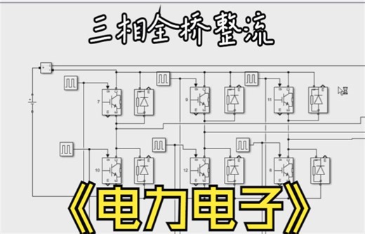 三相全桥PWM整流MATLAB/Simulink仿真