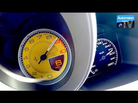Ferrari 458 Italia (570hp) - 0-294 km/h acceleration (60FPS)