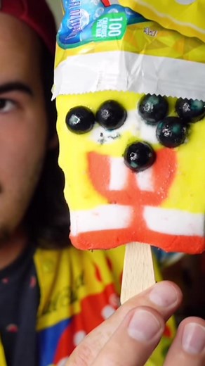 A 6 eyed Spongebob Popsicle #spongebobpopsicle #fyp | spongebob popsicles