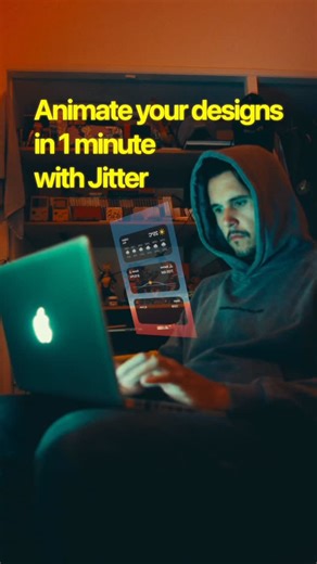 Mat on Instagram: "Jitter released today their brand new feature “Brainstorm” that takes your designs and automatically animates them. You just have to choose the style you like and it creates super cool motion effects, that you can adjust afterwards to fit your vision. I’ve always loved motion design but this is really a new way to create motion without the usual struggle, you need to try it! Thanks to @jitter.video for sponsoring the video! #motiondesign #graphicdesign #design #figma #ad"