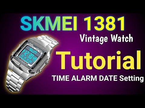 SKMEI 1381 Digital Watch Time Set Kayse Kare ? Full Tutorial