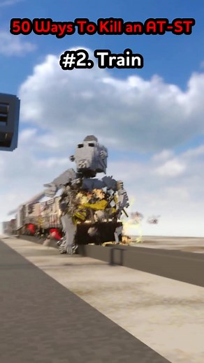 #2 AT-ST vs Train, full length videos on my YouTube channel #teardown #teardowngame #minecraft #pcgaming #nasapc #fyp #fypシ #foryou