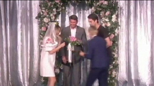 Kaley Cuoco Ties the Knot in Mock Wedding