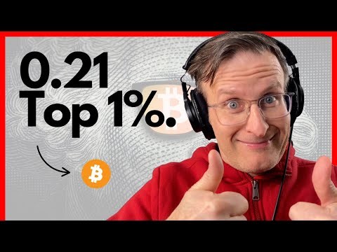 Owning 0.21 BTC = Top 1 of Bitcoin Holders 99th Percentile – How To Reach It In 2026