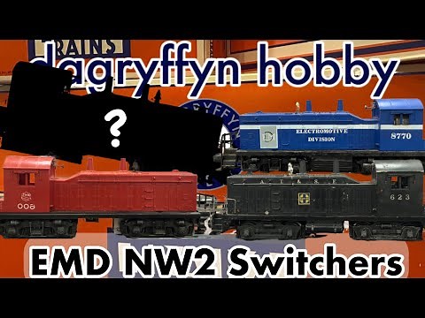 The EMD NW2 Switcher - Postwar and MPC Era Lionel and a Williams by Bachmann - repair and running