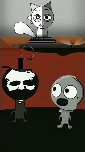 GRENDA redraws BLACK x GRAY - sprunki 😭😯