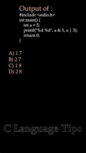 C Language Q&A Series (Q31) | C Programming Basics Explained | #shorts